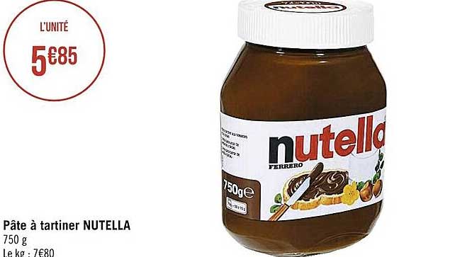 Pâte à Tartiner Nutella