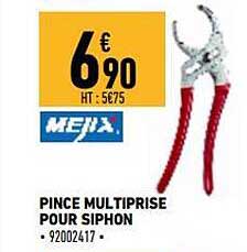 pince multiprise pour siphon mejix