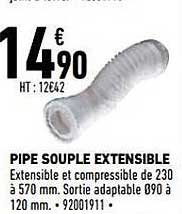 pipe souple extensible