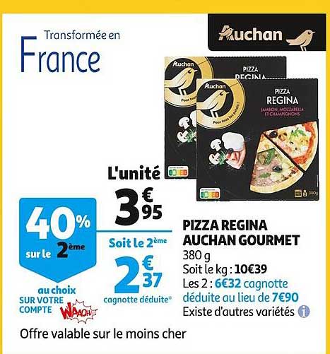 Pizza Regina Auchan Gourmet