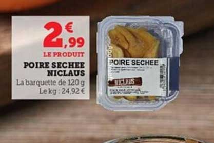 poire séchée niclaus