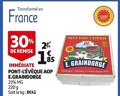 pont-l'évêque aop e.graindorge