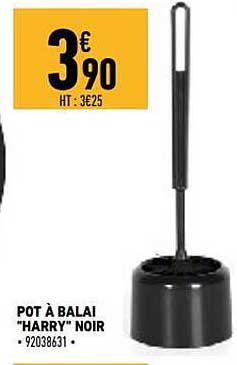 pot à balai "harry" noir
