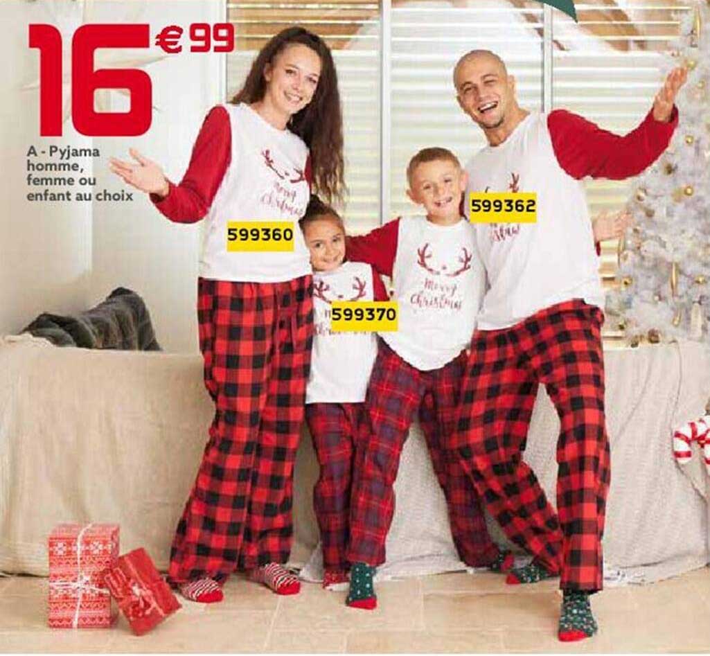Pyjama Homme, Femme Ou Enfant