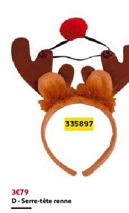 serre-tête renne
