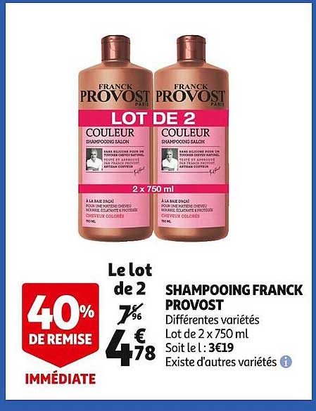 shampooing franck provost
