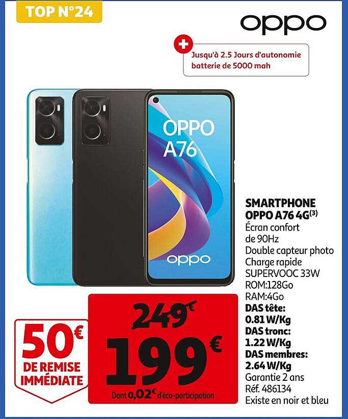 smartphone oppo a76 4g