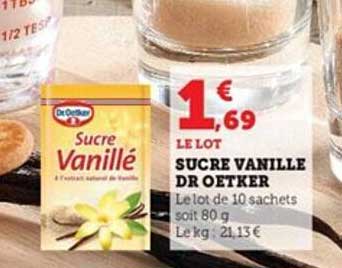 sucre vanille dr. oetker