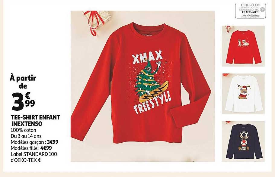 tee-shirt enfant inextenso