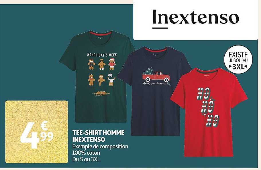 tee-shirt homme inextenso