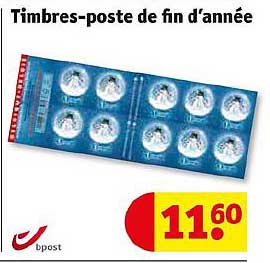 timbres-poste de fin d'année