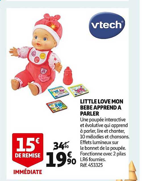 tittle love mon bébé apprend à parler vtech