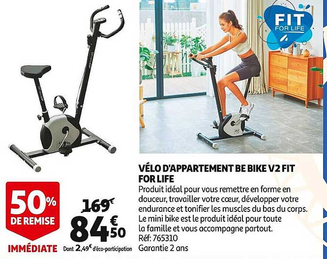 vélo d'appartement be bike v2 fit for lief