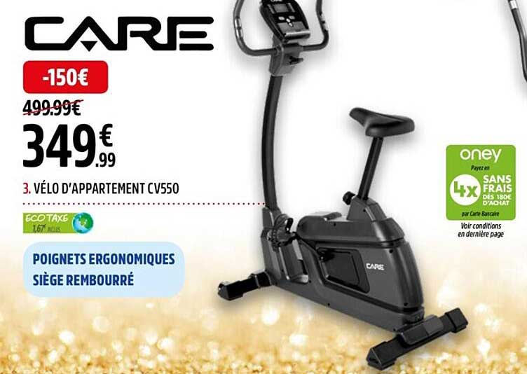 vélo d'appartement cv550 care