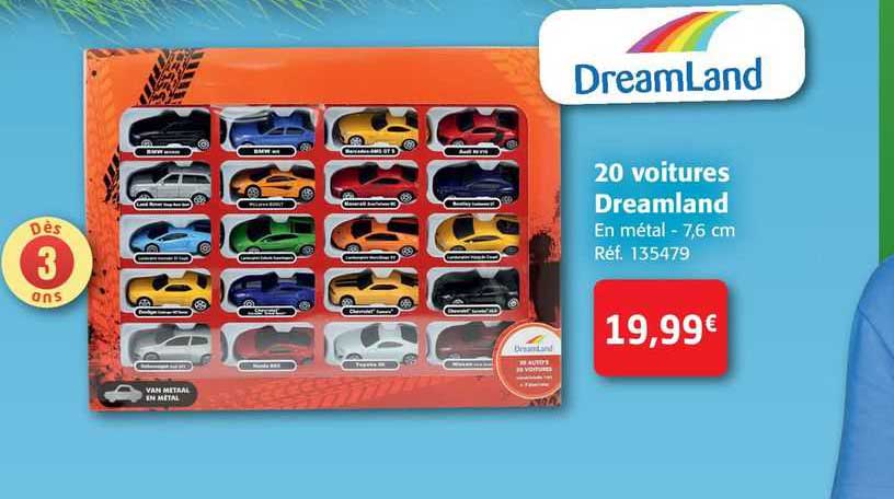 20 voitures dreamland