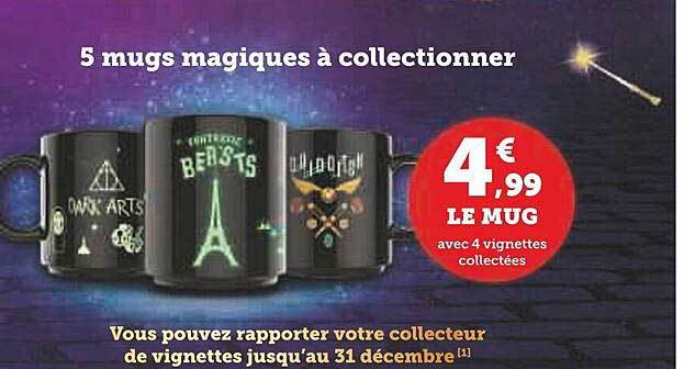 5 mugs magiques à collectionner