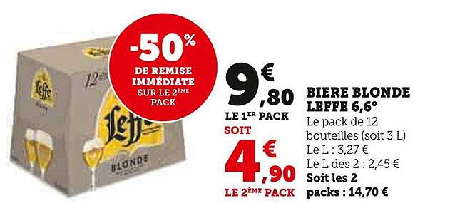 Bière Blonde Leffe 5,6°