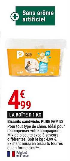 Biscuits Sandwichs Pure Family