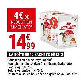 bouchées en sauce royal canin