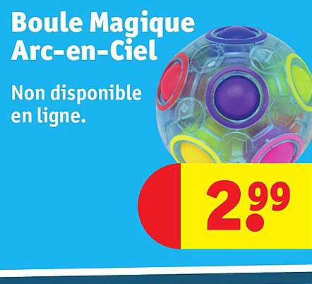 boule magique arc-en-ciel