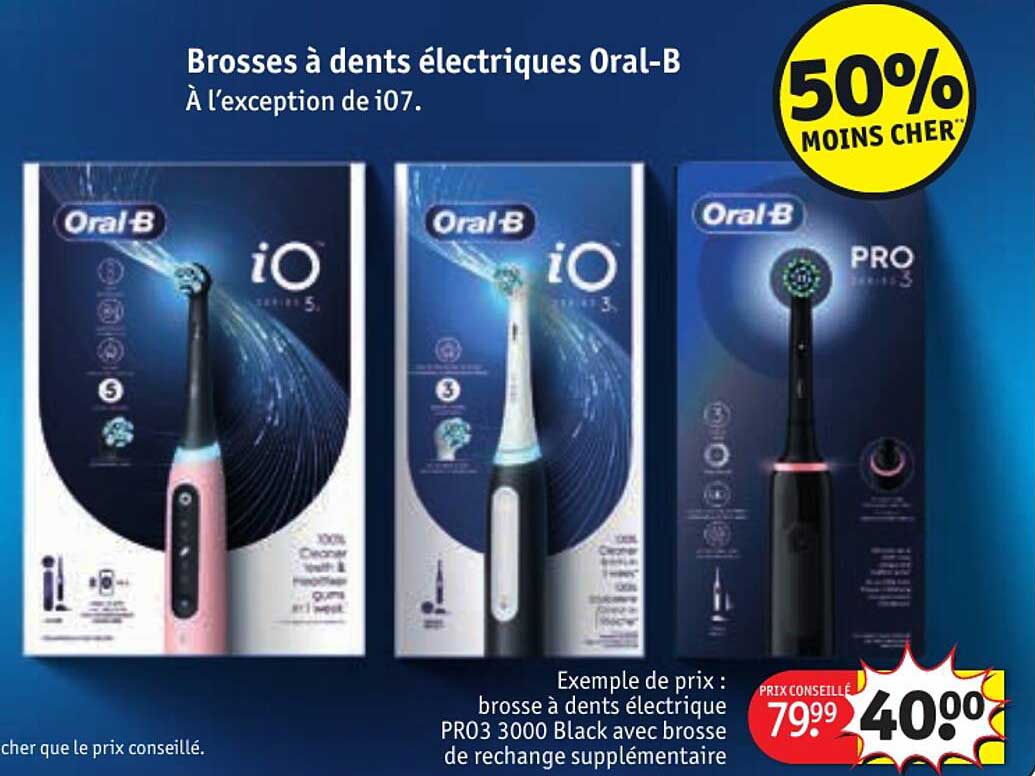 brosses à dents électriques oral-b