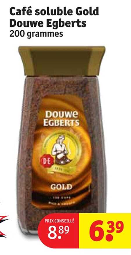 café soluble gold douwe egberts
