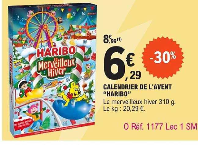 calendrier de l'avent "haribo"
