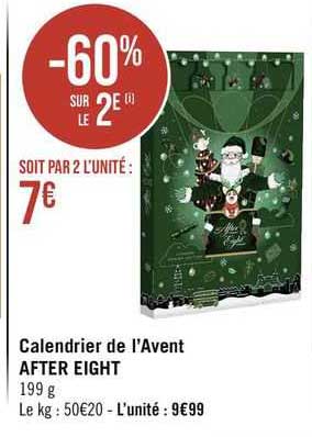 calendrier de l'avent after eight