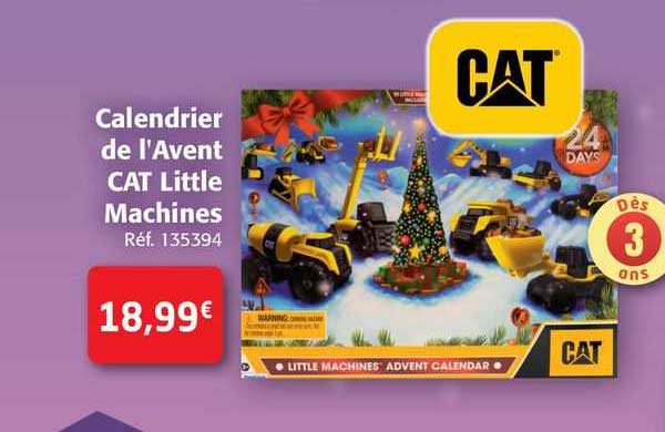 calendrier de l'avent cat little machines