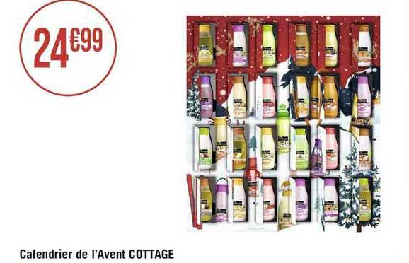 calendrier de l'avent cottage