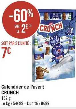 calendrier de l'avent crunch