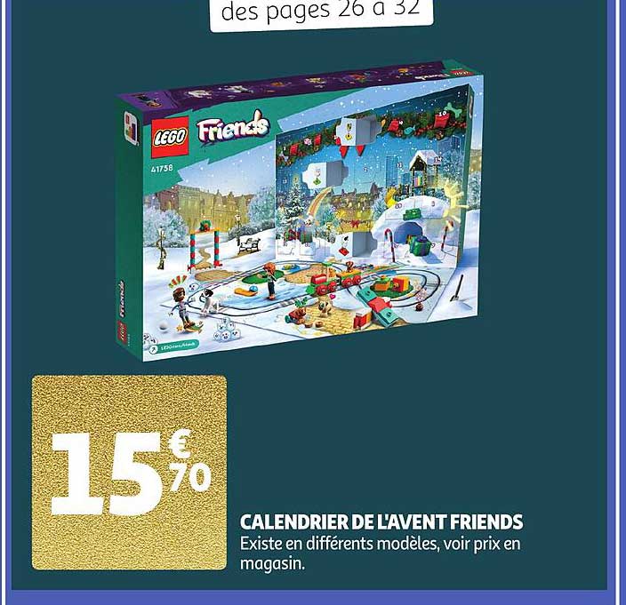 calendrier de l'avent friends