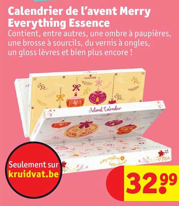 calendrier de l'avent merry everything essence