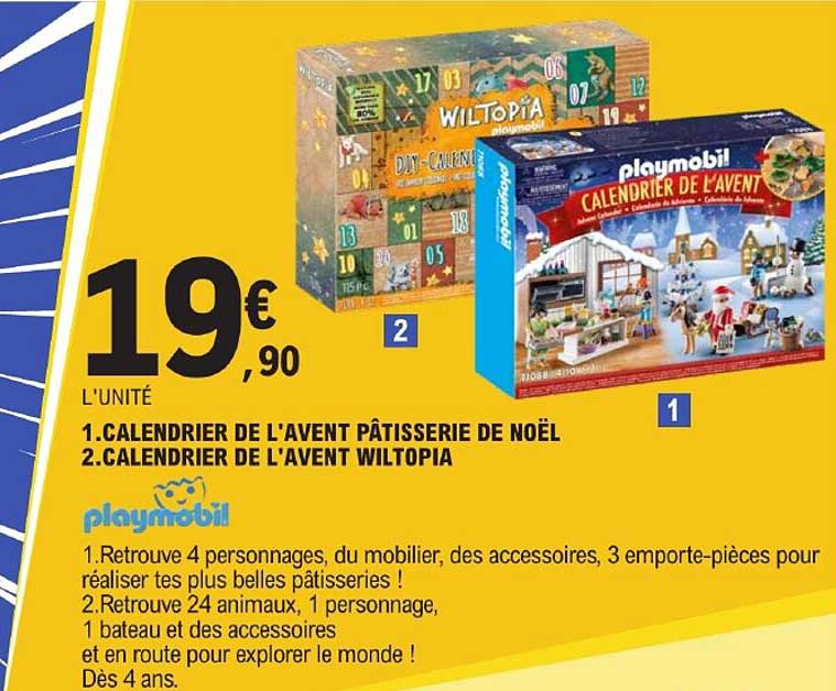 calendrier de l'avent pâtisserie de noël, calendrier de l'avent wiltopia