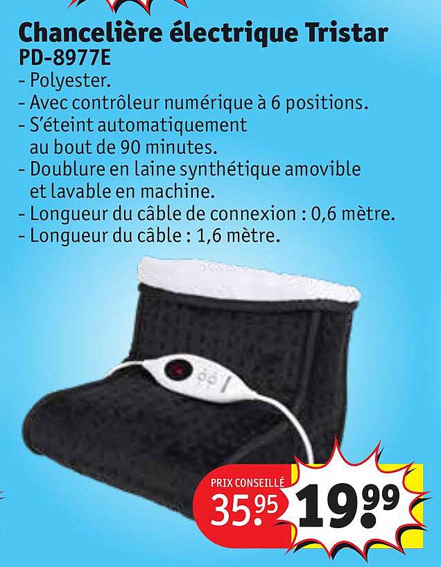 Chancelière électrique Tristar