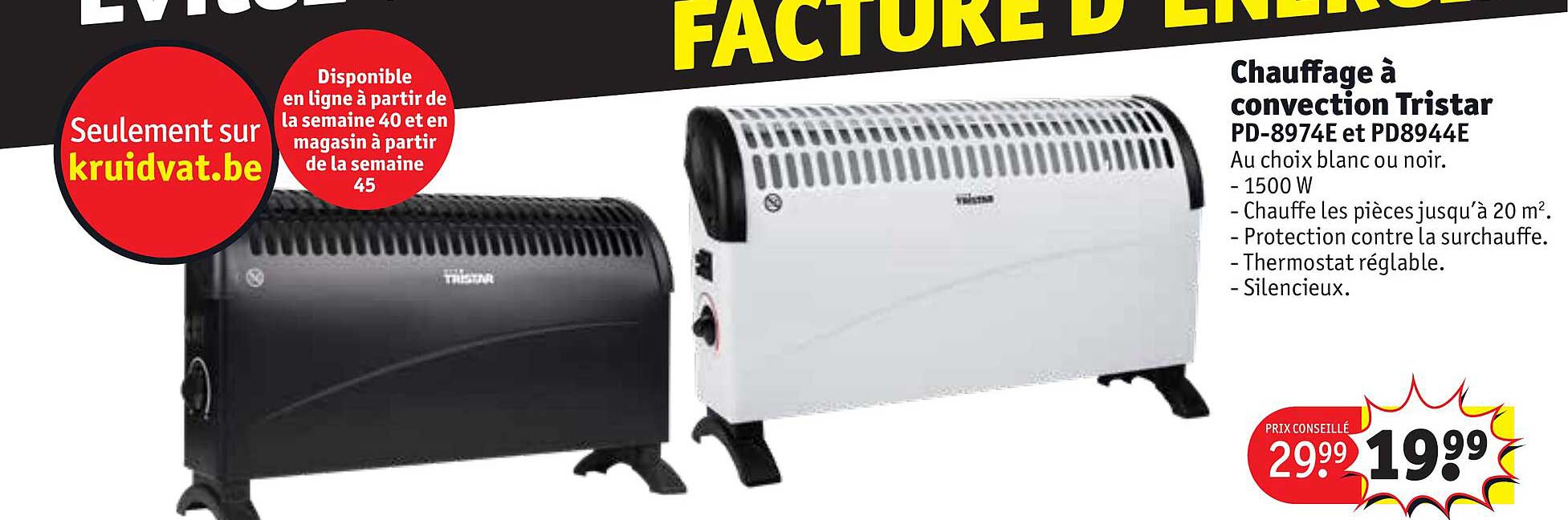 chauffage à convection tristar