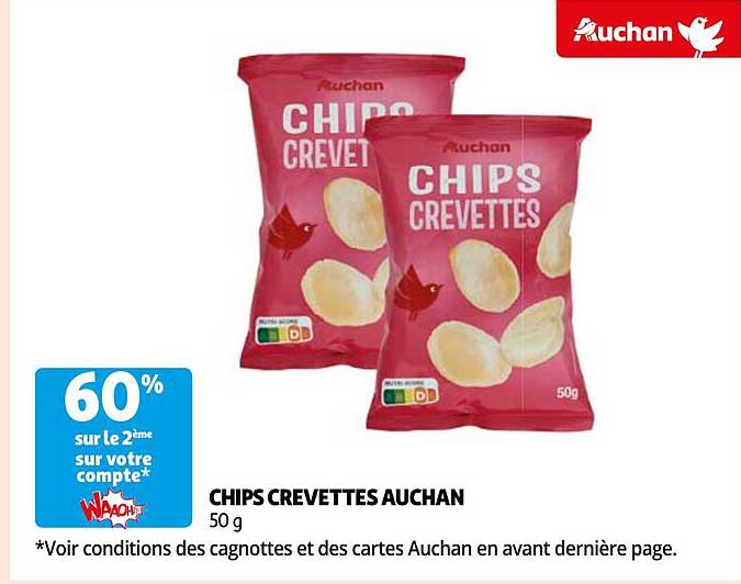 Chips Crevettes Auchan