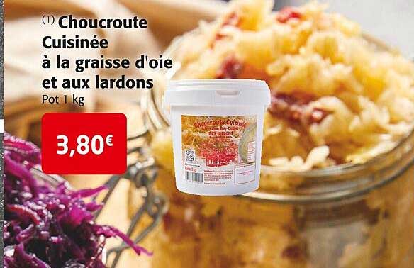 Choucroute Cuisinée à La Graisse D'oie Et Aux Lardons