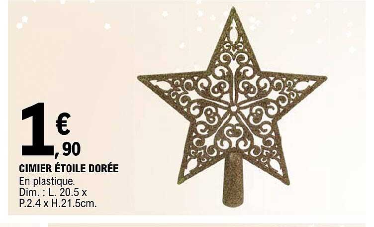 cimier étoile dorée