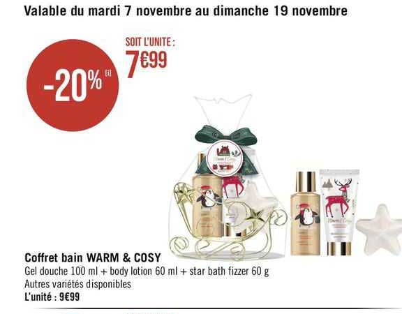 coffret bain warm & cosy