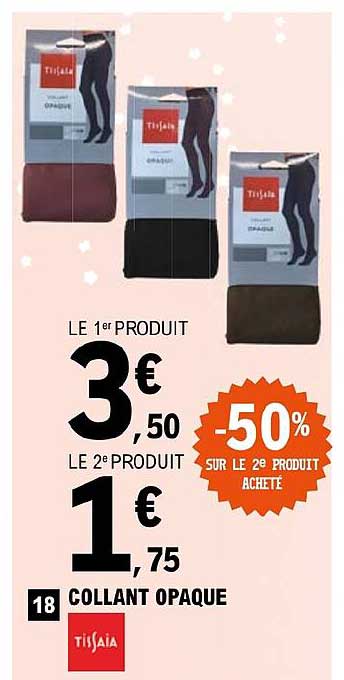 collant opaque tissaia