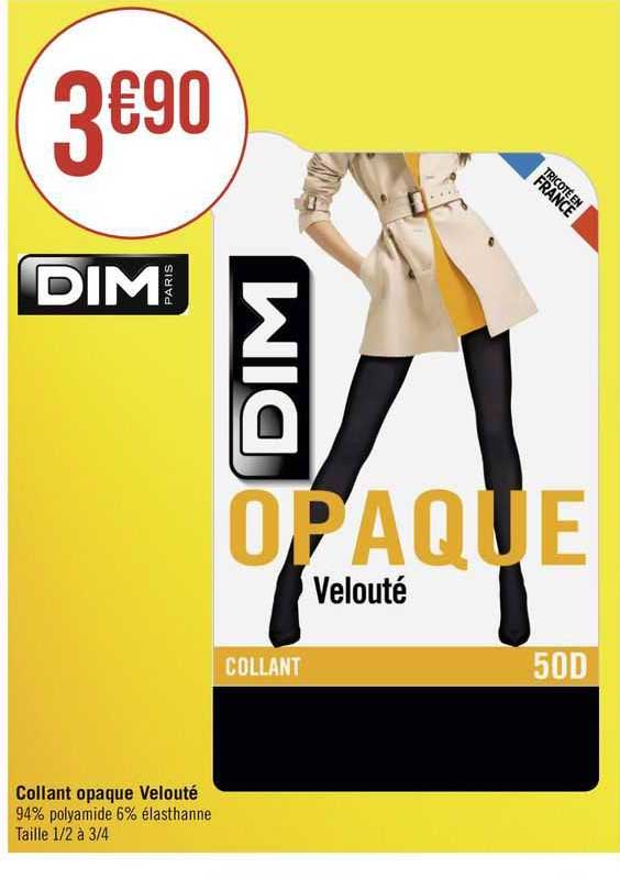 collant opaque velouté dim