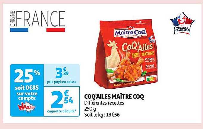 Coq'ailes Maître Coq