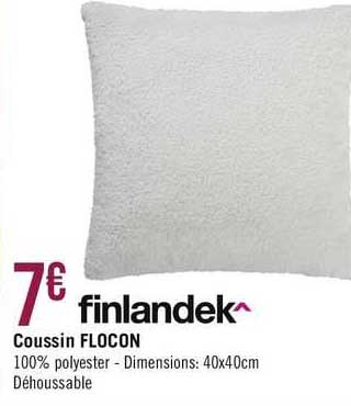 Coussin Flocon Finlandek