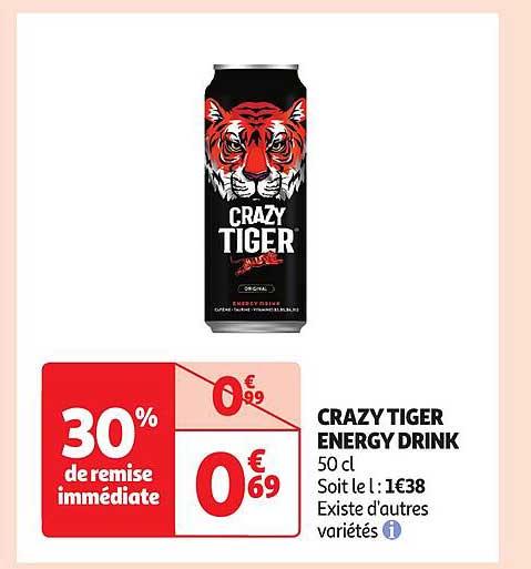 crazy tiger energy drink