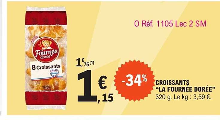 croissants "la fournée dorée"