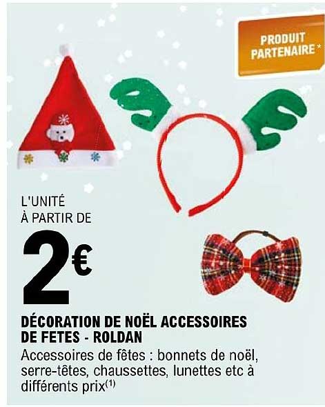 décoration de noël accessoires de fêtes - roldan
