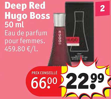deep red hugo boss