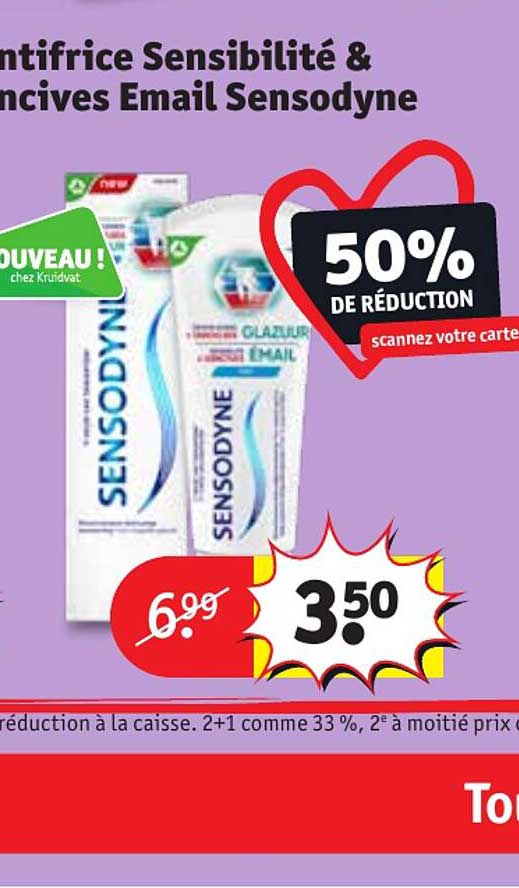 dentifrice sensibilité & gencives émail sensodyne