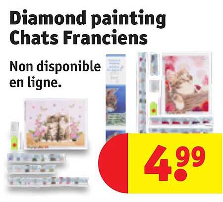 diamond painting chats franciens